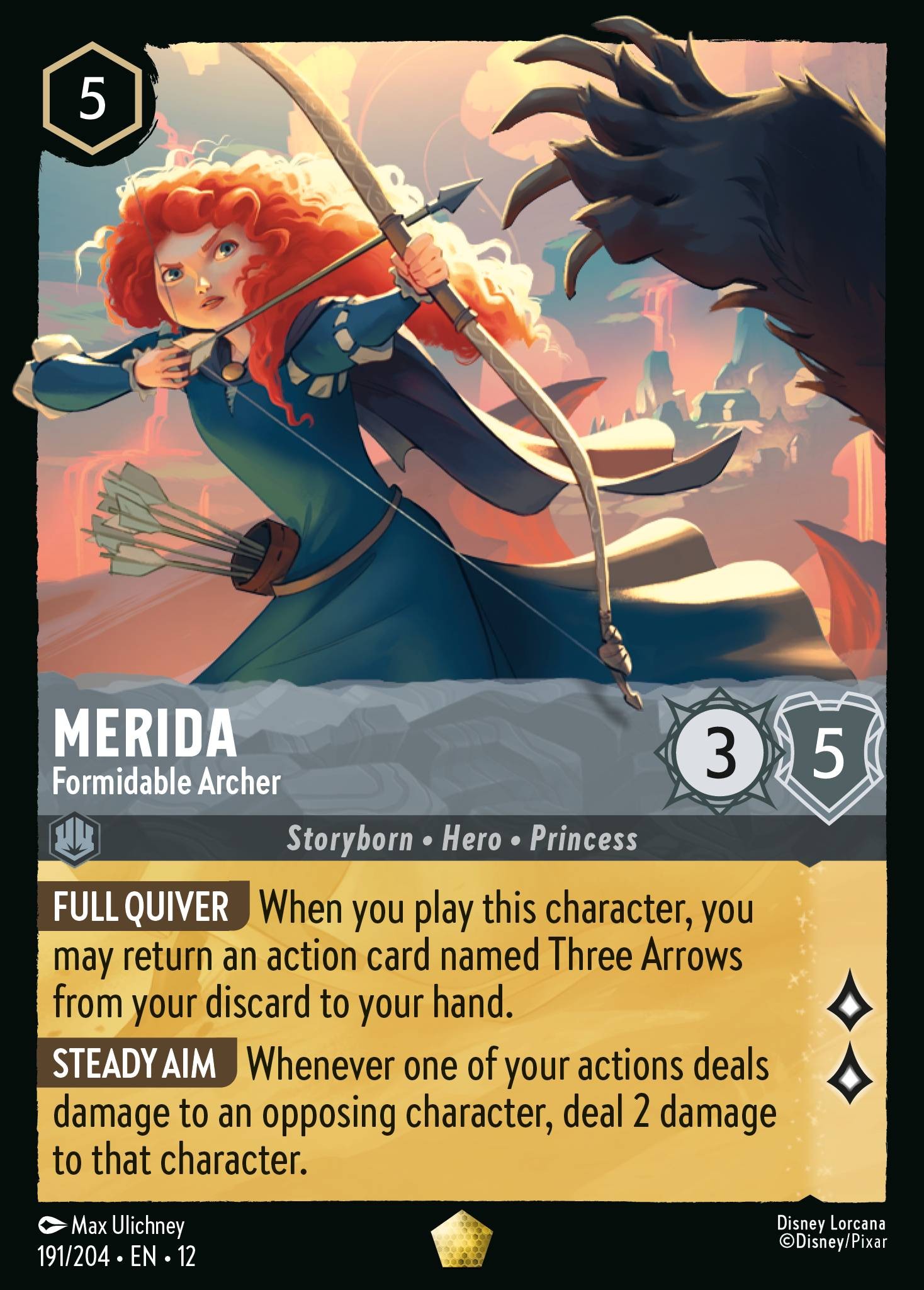 2026 Disney Lorcana Wilds Unknown 2026 Disney Lorcana Wilds Unknown #191 trading card