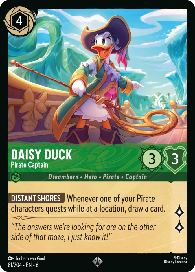 Daisy Duck - Pirate Captain - Image 1
