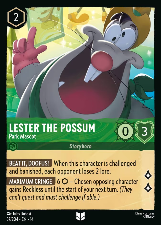 Lester the Possum - Park Mascot - Image 1