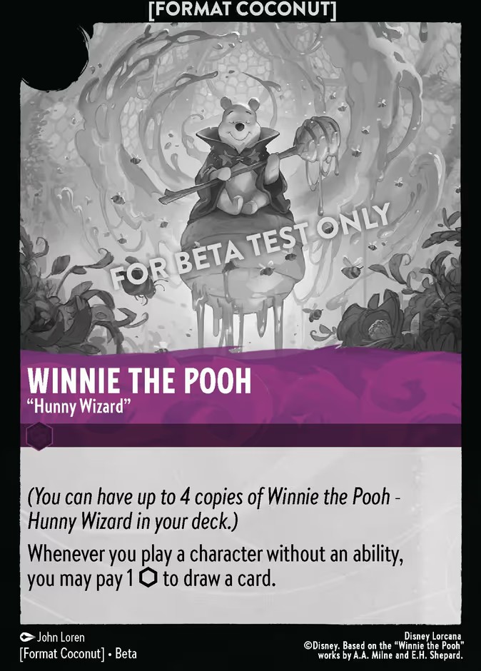 Winnie the Pooh - "Hunny Wizard" (Promo · Normal)
