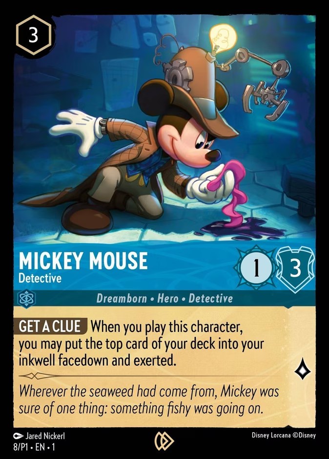 2023 Disney Lorcana Promo Set 1 2023 Disney Lorcana Promo Set 1 #8 trading card
