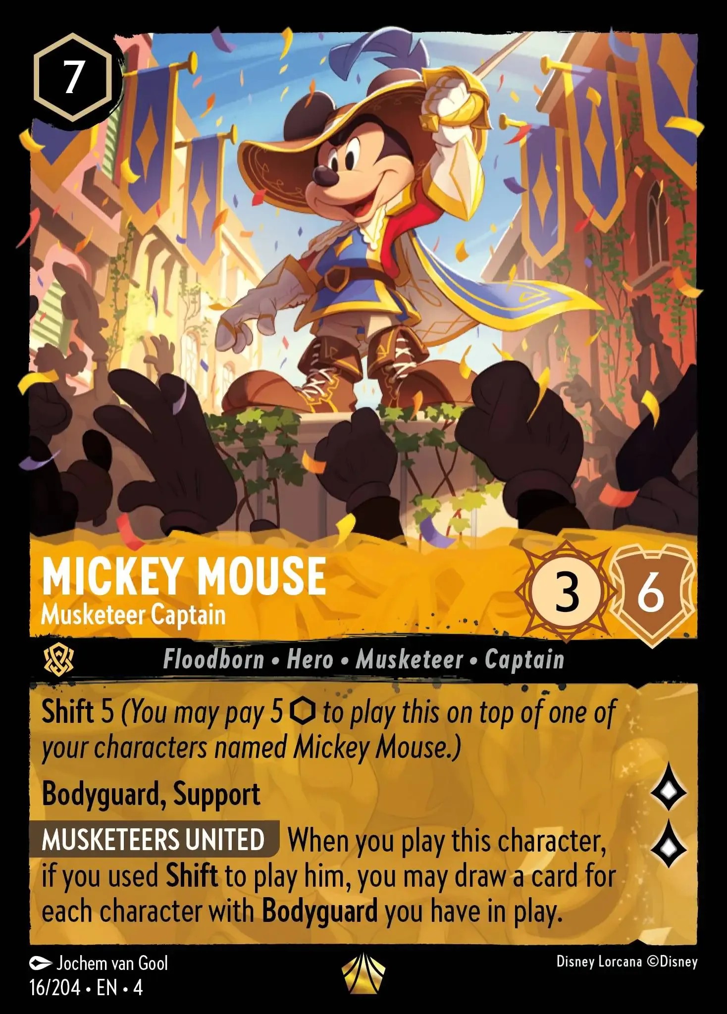 Mickey Mouse - Musketeer Captain (Legendary · Normal)