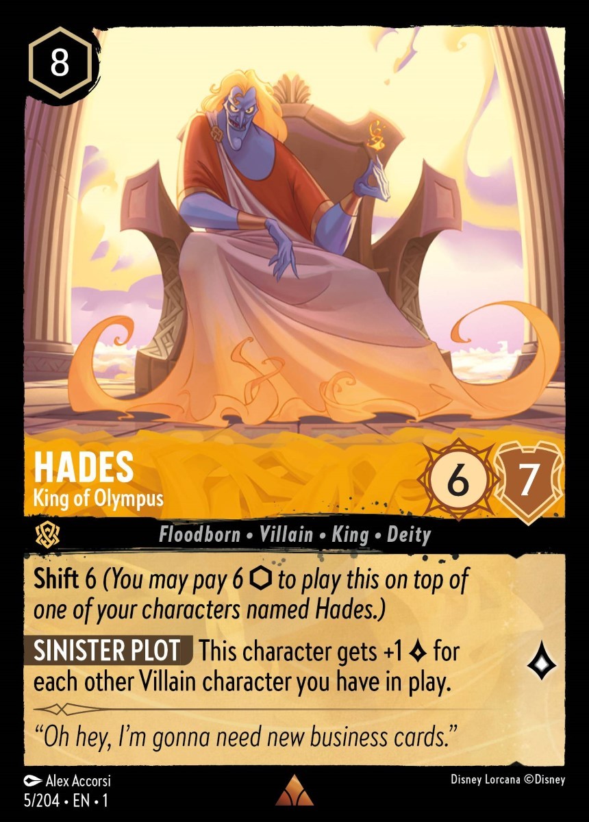 2023 Disney Lorcana The First Chapter 2023 Disney Lorcana The First Chapter #5 trading card