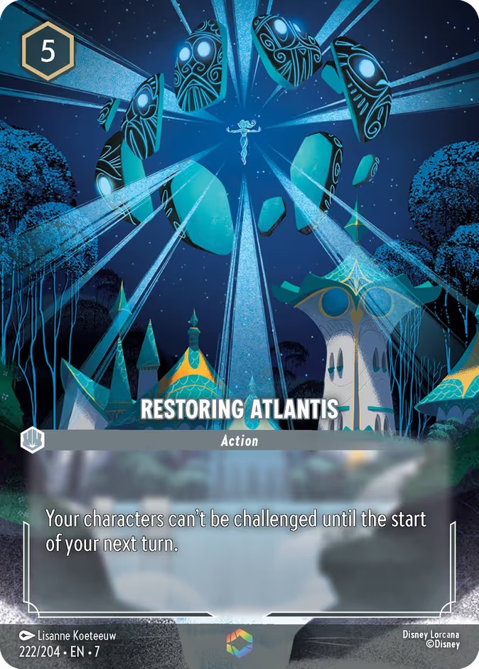 2025 Disney Lorcana Archazia's Island 2025 Disney Lorcana Archazia's Island #222 trading card
