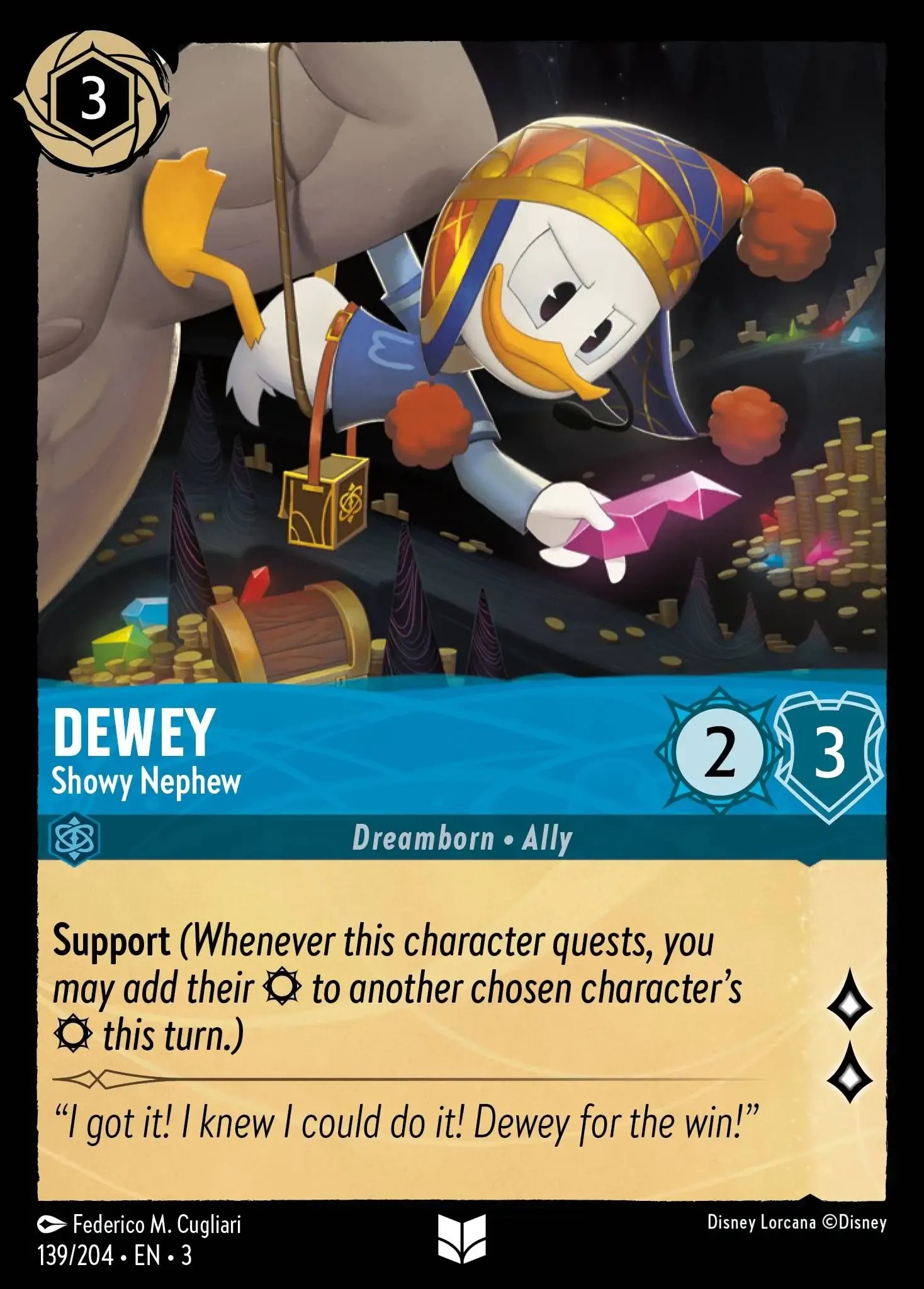 2024 Disney Lorcana Into the Inklands 2024 Disney Lorcana Into the Inklands #139 trading card