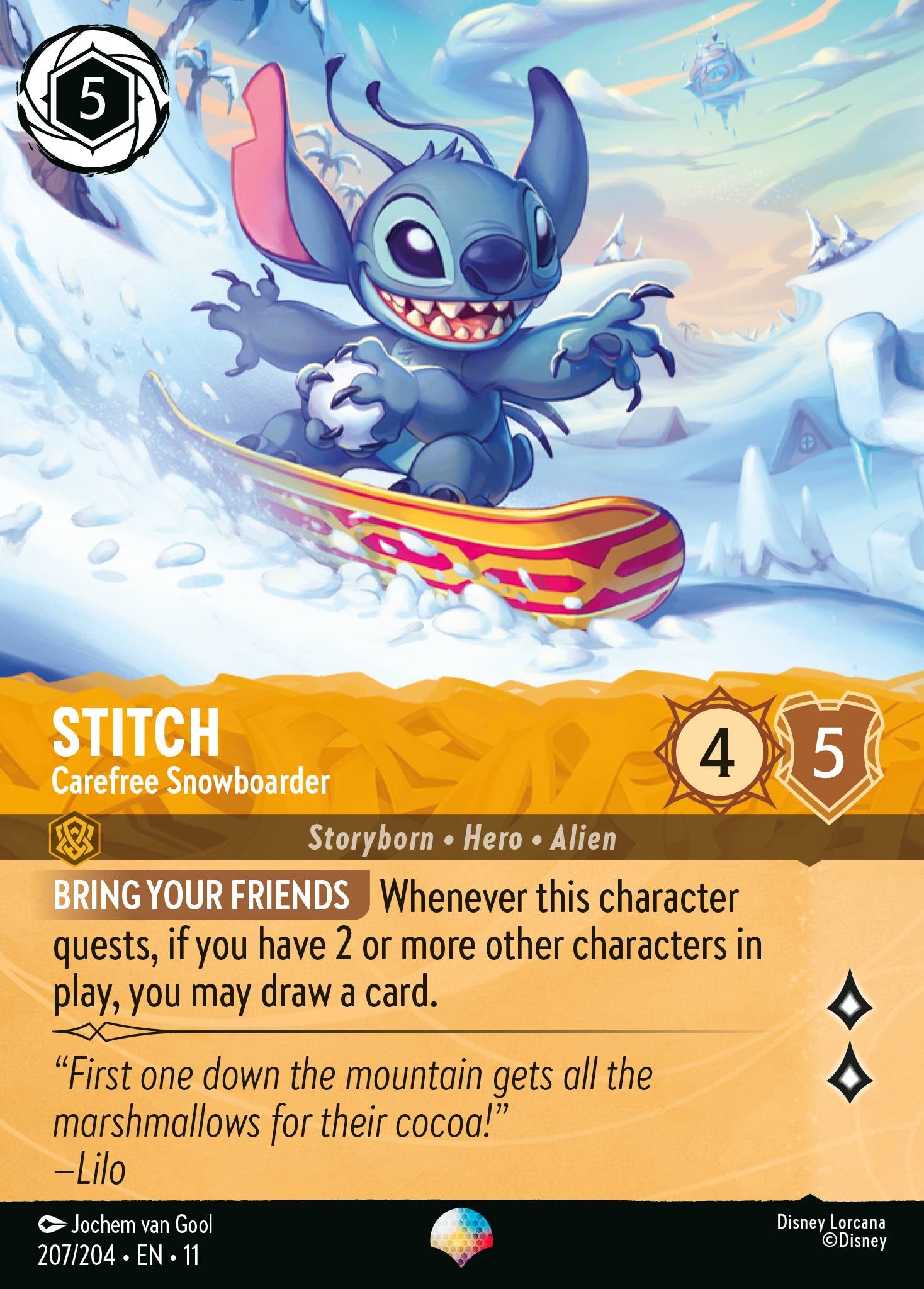 2026 Disney Lorcana Winterspell 2026 Disney Lorcana Winterspell #207 trading card