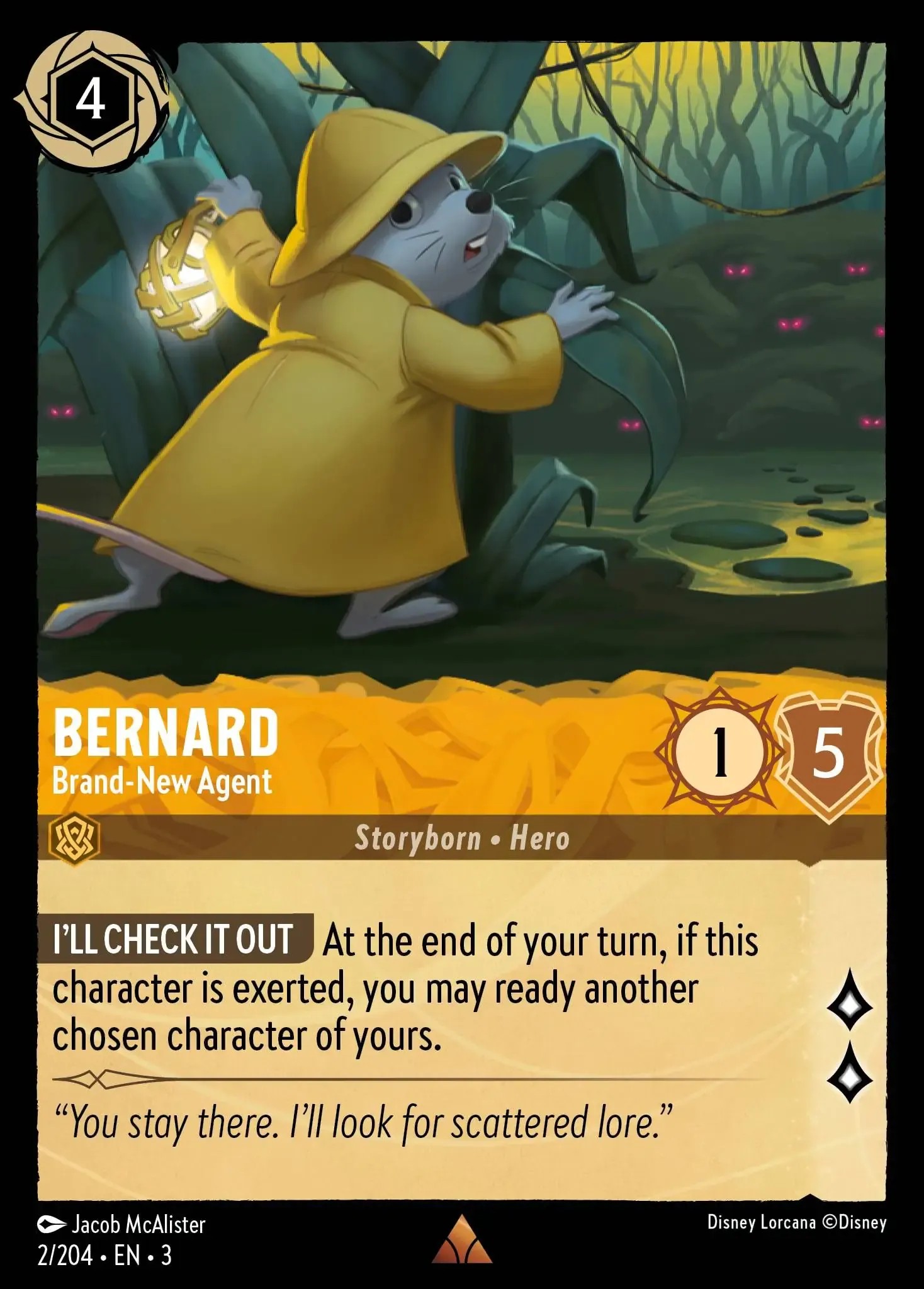 Bernard - Brand-New Agent (Rare · Normal)