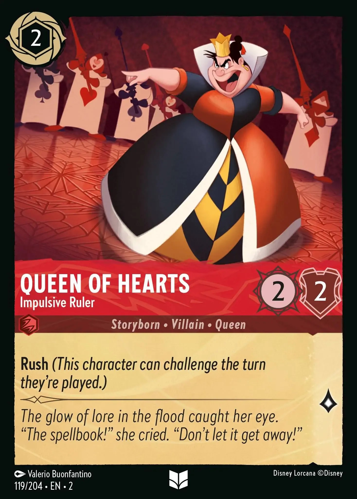 Queen of Hearts - Impulsive Ruler - Image 1
