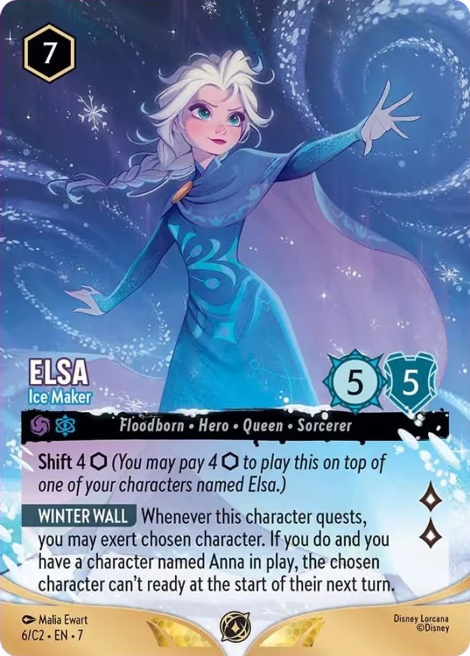 2026 Disney Lorcana Lorcana Challenge Year 3 Elsa - Ice Maker #6 trading card