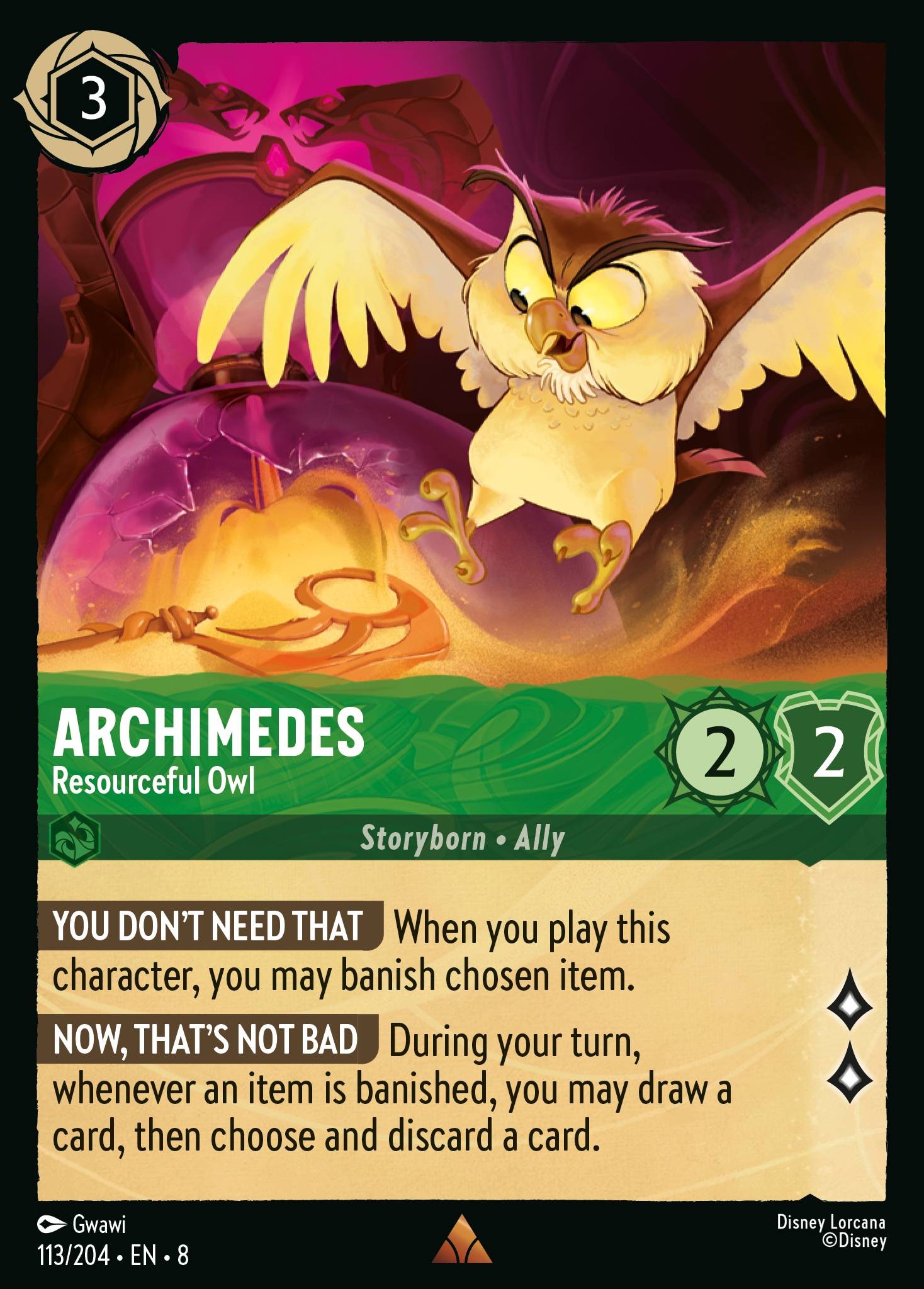 Archimedes - Resourceful Owl - Image 1