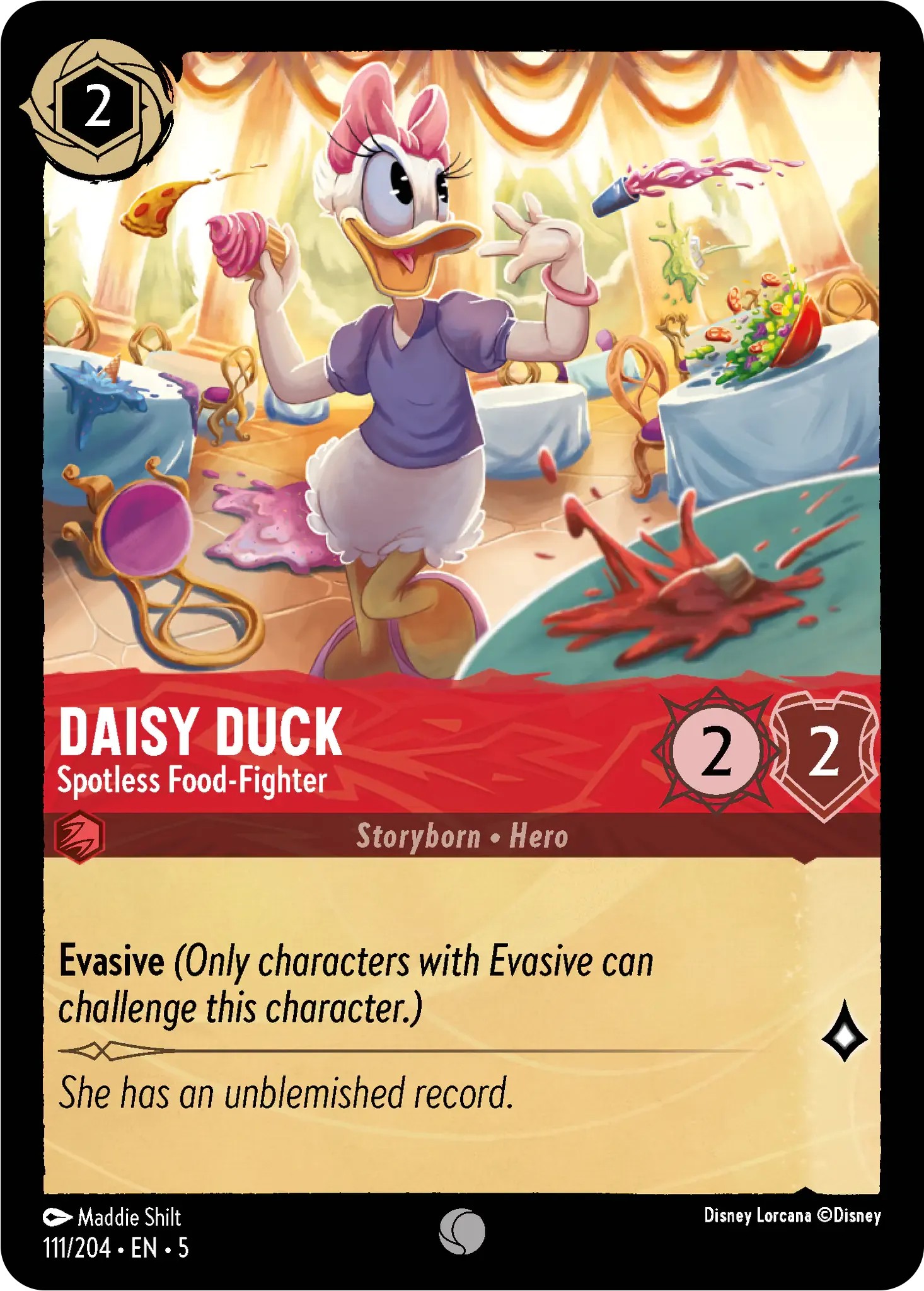 Daisy Duck - Spotless Food-Fighter - Image 1