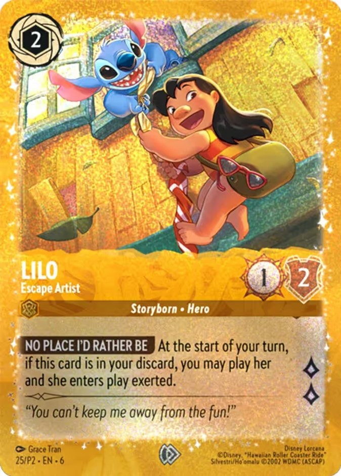 2024 Disney Lorcana Promo Set 2 2024 Disney Lorcana Promo Set 2 #25 trading card