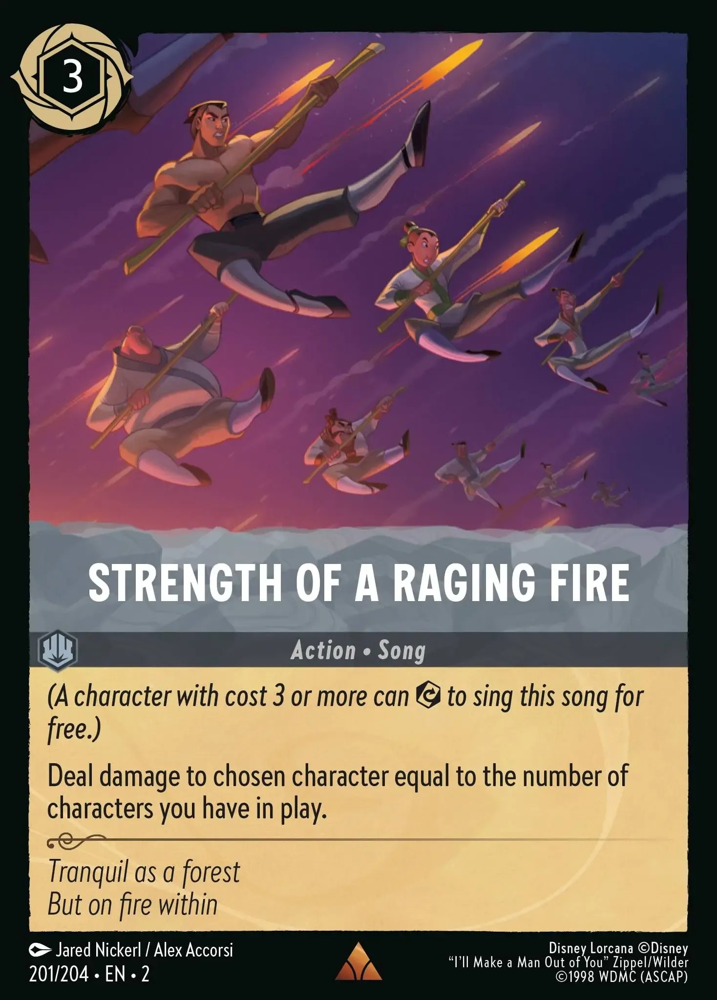 2023 Disney Lorcana Rise of the Floodborn 2023 Disney Lorcana Rise of the Floodborn #201 trading card