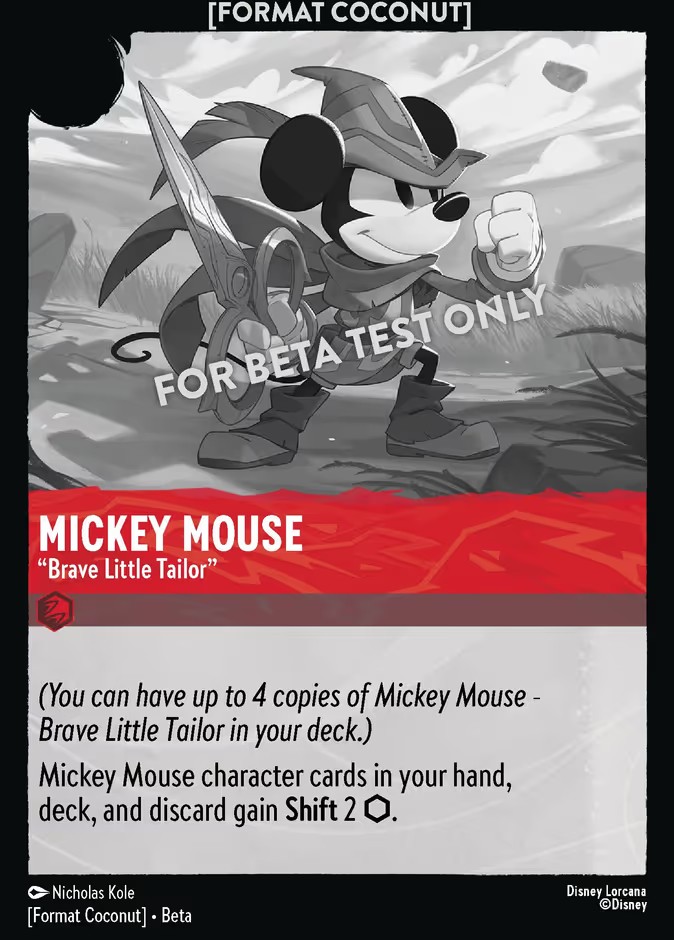 Mickey Mouse - "Brave Little Tailor" (Promo · Normal)