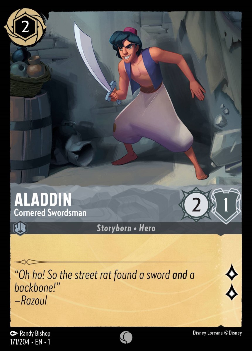 Aladdin - Cornered Swordsman - Image 1