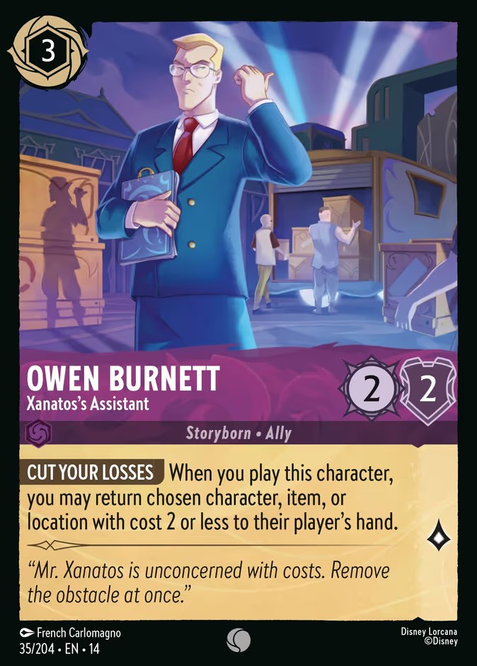 Owen Burnett - Xanatos's Assistant (Common · Normal)