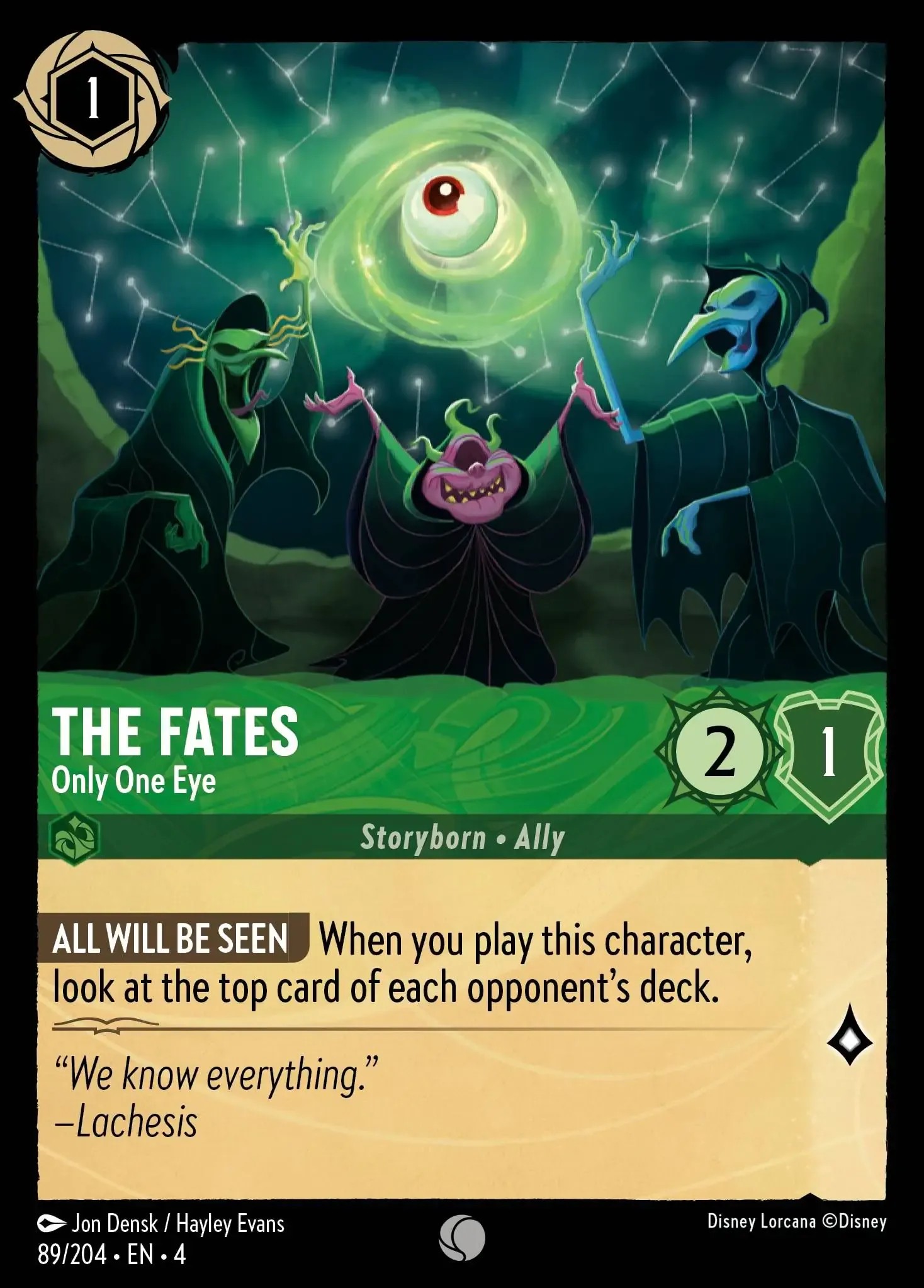 The Fates - Only One Eye - Image 1