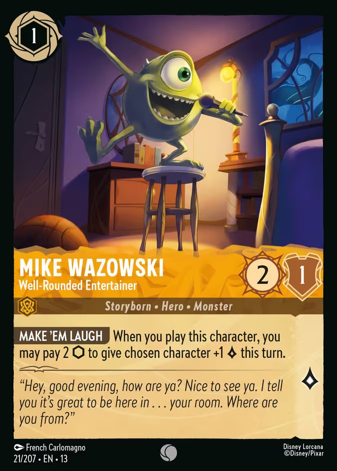 Mike Wazowski - Well-Rounded Entertainer (Common · Normal)