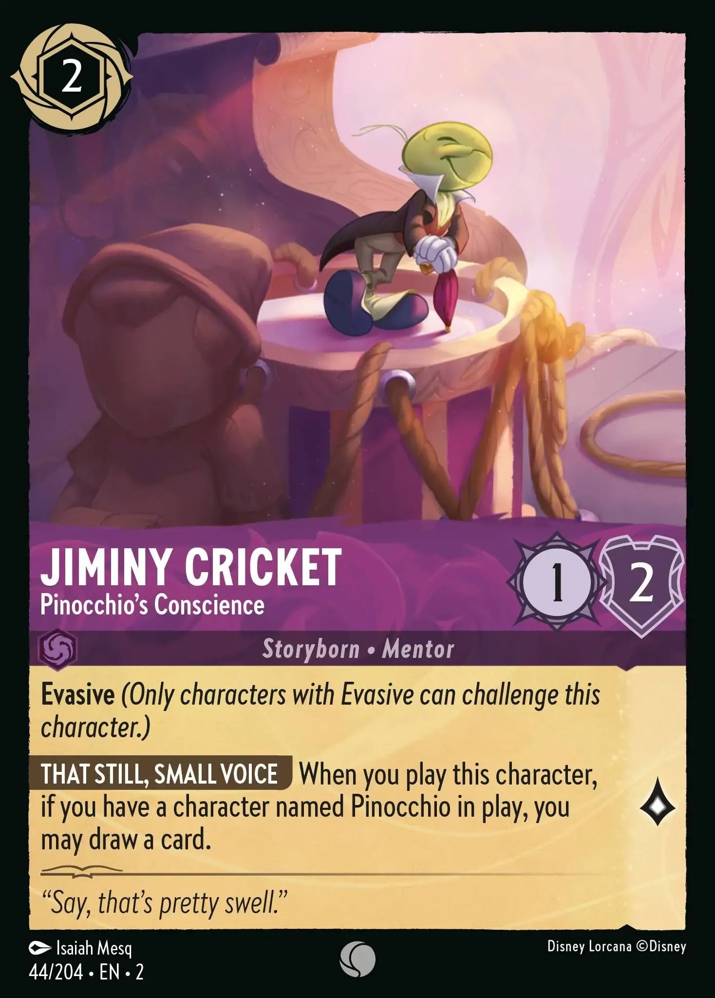 Jiminy Cricket - Pinocchio's Conscience - Image 1