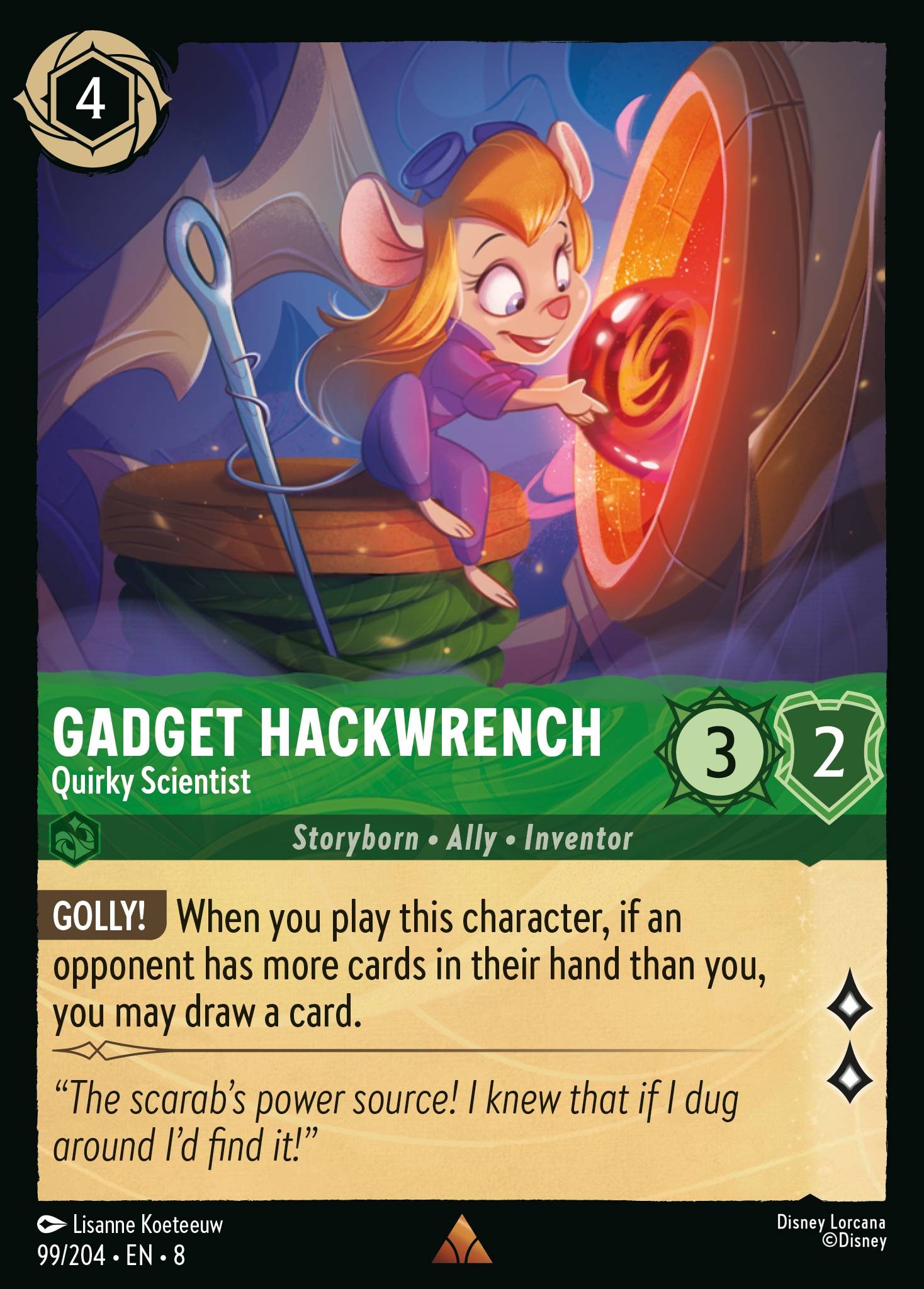 Gadget Hackwrench - Quirky Scientist - Image 1