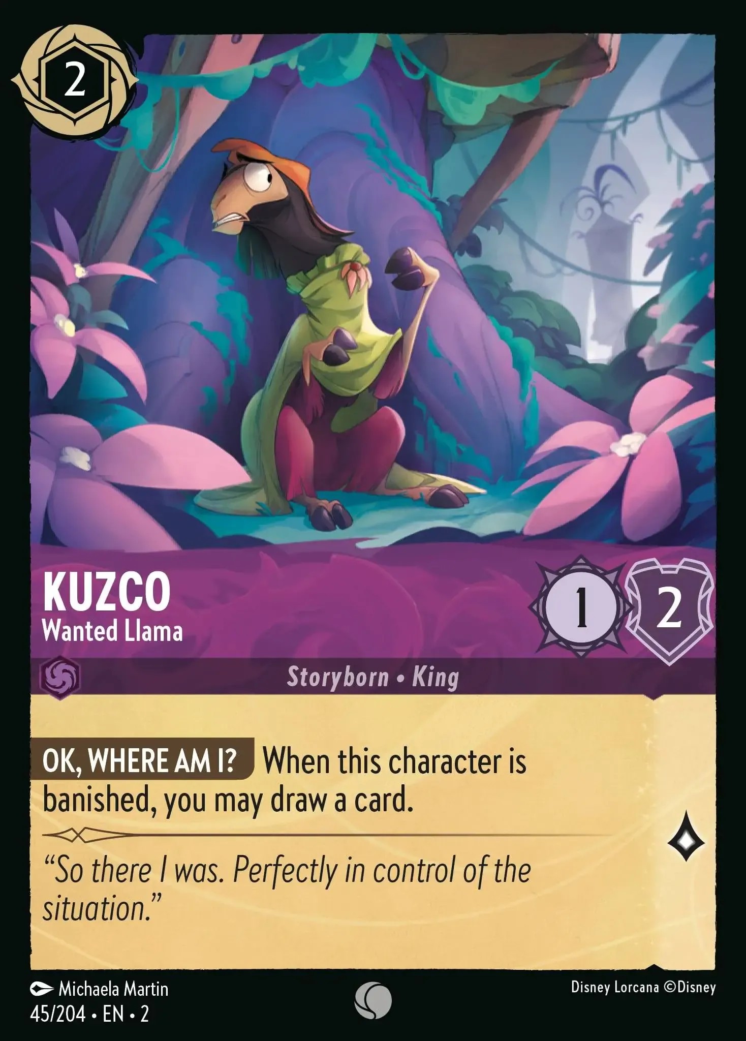 2023 Disney Lorcana Rise of the Floodborn 2023 Disney Lorcana Rise of the Floodborn #45 trading card