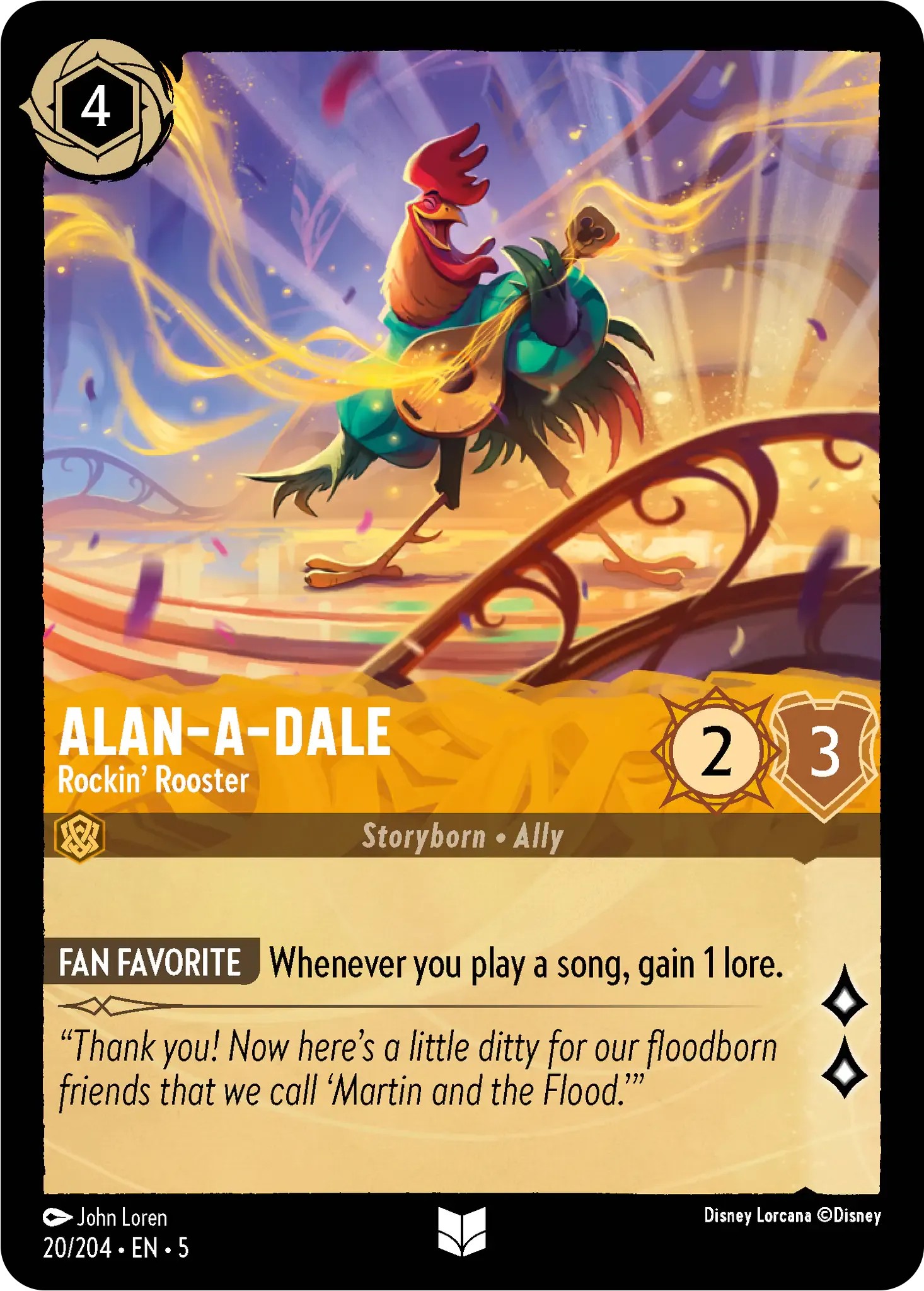 Alan-a-Dale - Rockin' Rooster (Uncommon · Normal)