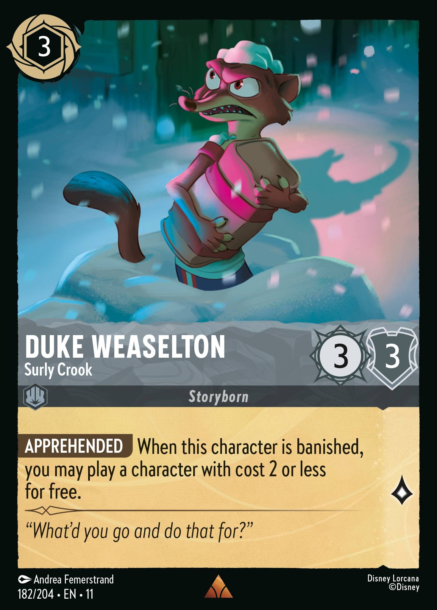 Duke Weaselton - Surly Crook - Image 1