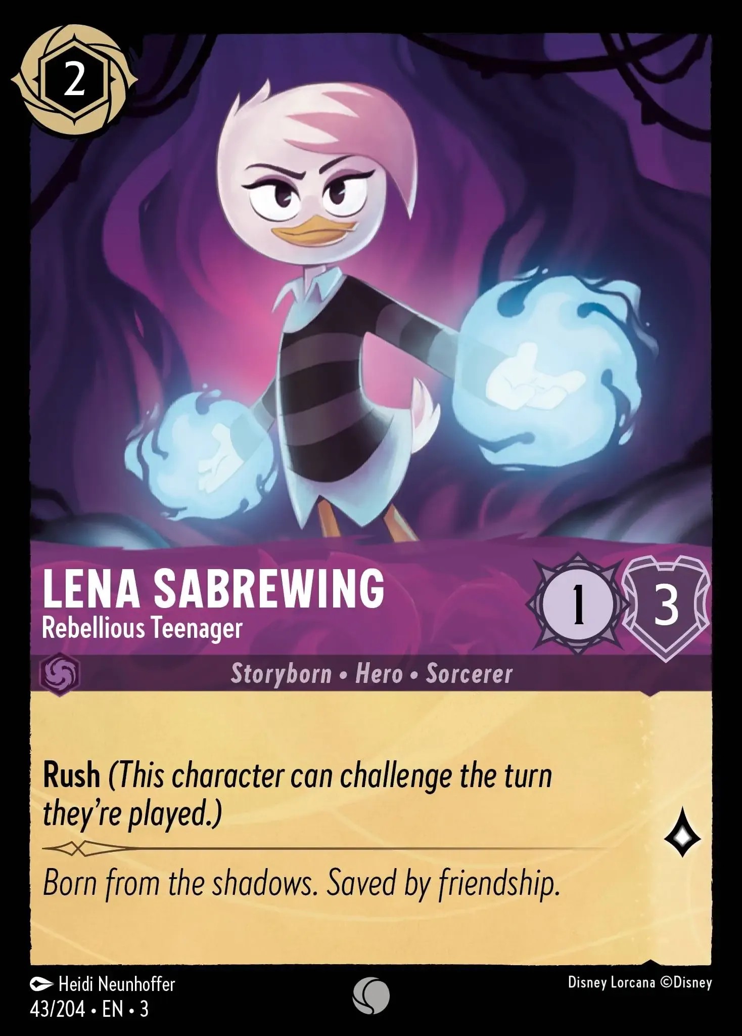 Lena Sabrewing - Rebellious Teenager - Image 1