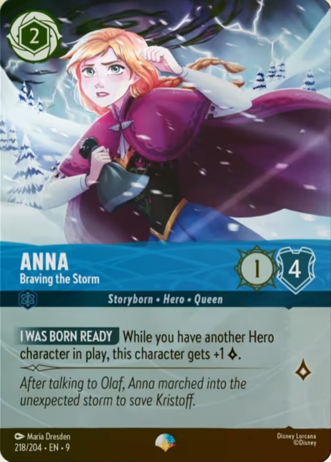 2025 Disney Lorcana Fabled 2025 Disney Lorcana Fabled #218 trading card