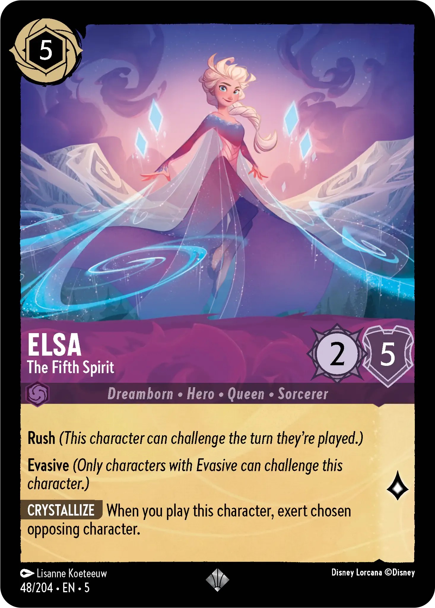2024 Disney Lorcana Shimmering Skies 2024 Disney Lorcana Shimmering Skies #48 trading card