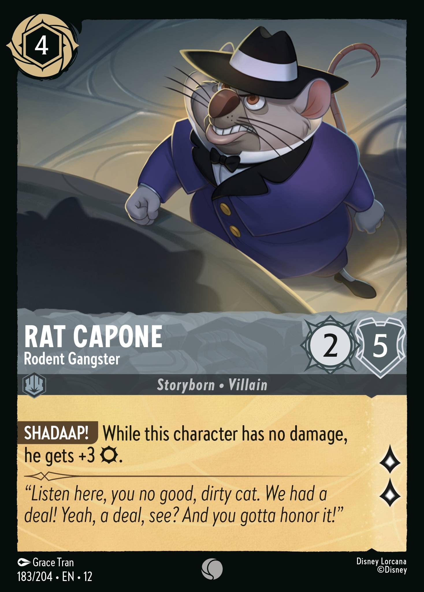 Rat Capone - Rodent Gangster - Image 1