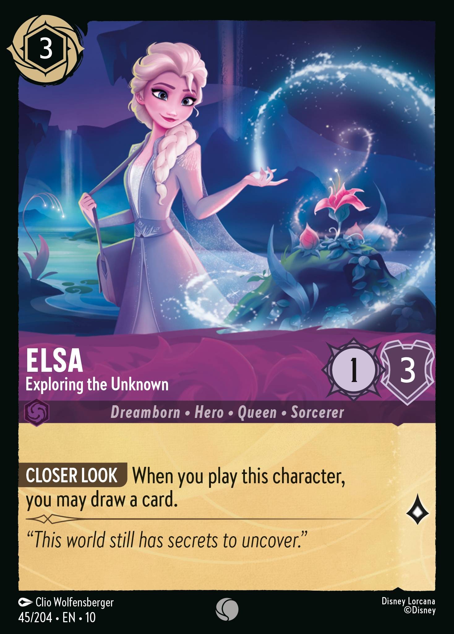2025 Disney Lorcana Whispers in the Well 2025 Disney Lorcana Whispers in the Well #45 trading card
