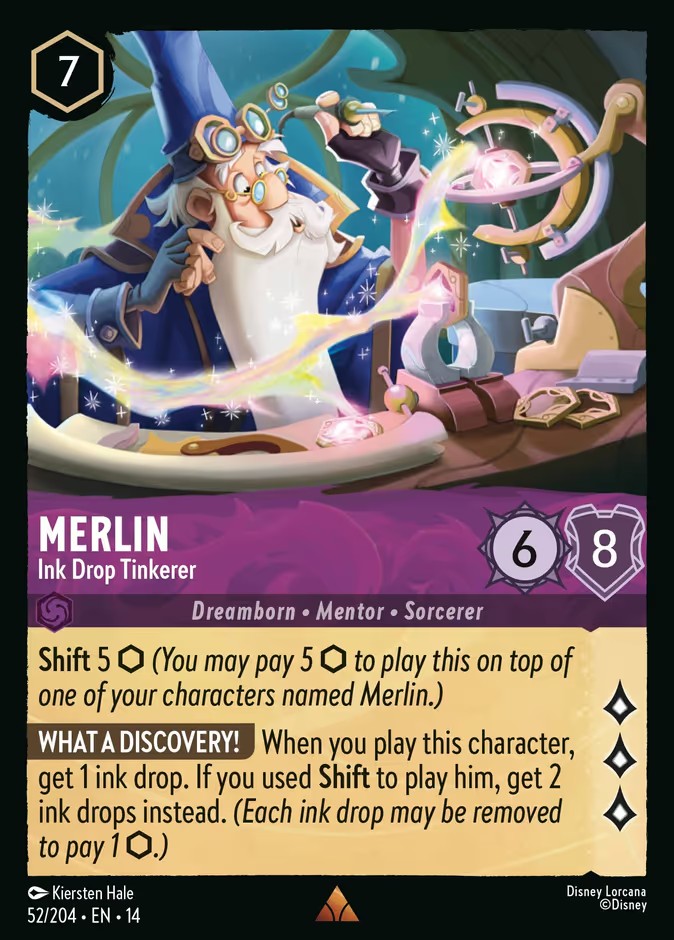Merlin - Ink Drop Tinkerer (Rare · Normal)