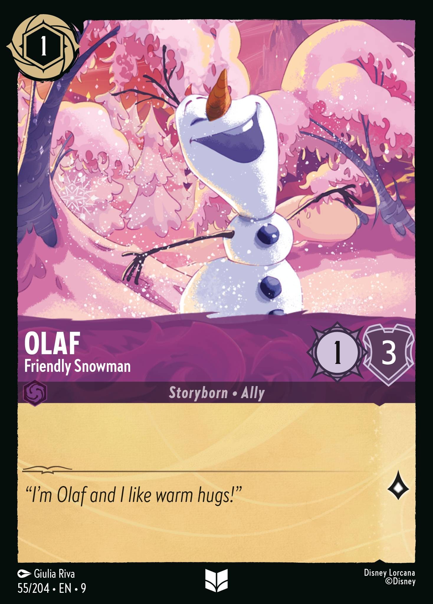 2025 Disney Lorcana Fabled 2025 Disney Lorcana Fabled #55 trading card