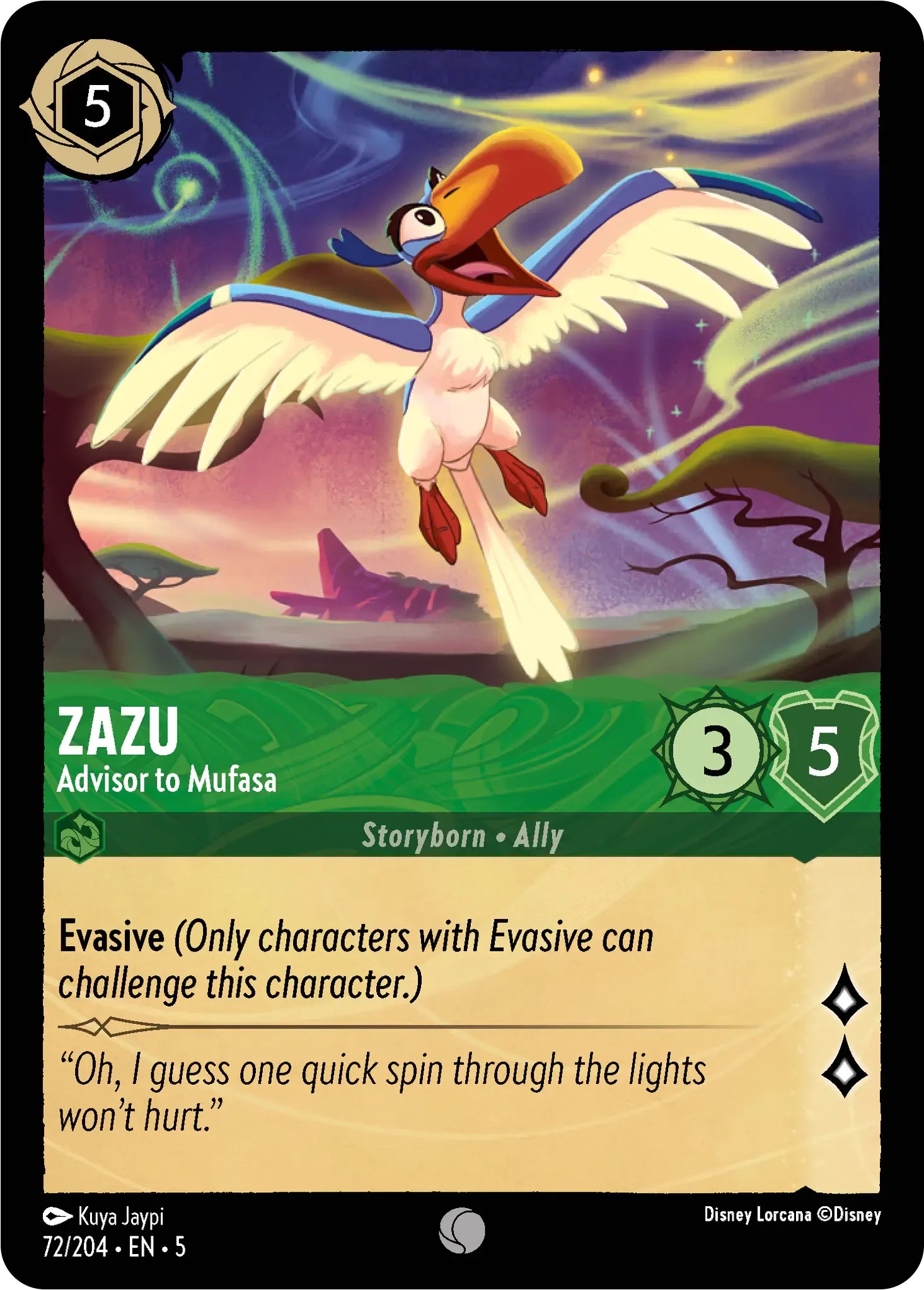 Zazu - Advisor to Mufasa - Image 1