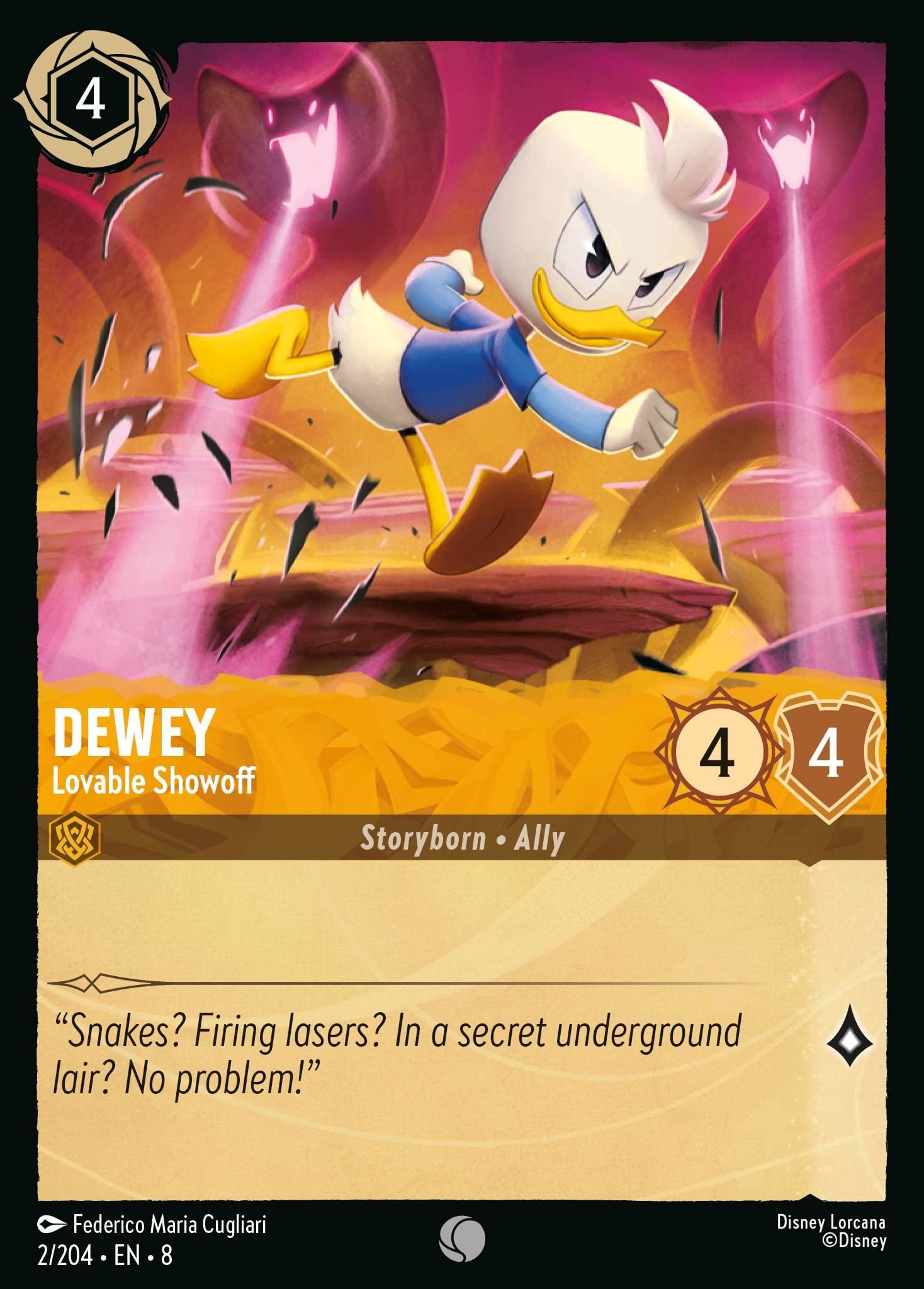 Dewey - Lovable Showoff (Common · Normal)