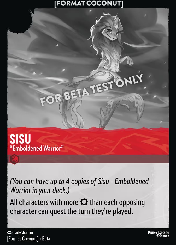 Sisu - "Emboldened Warrior" (Promo · Normal)