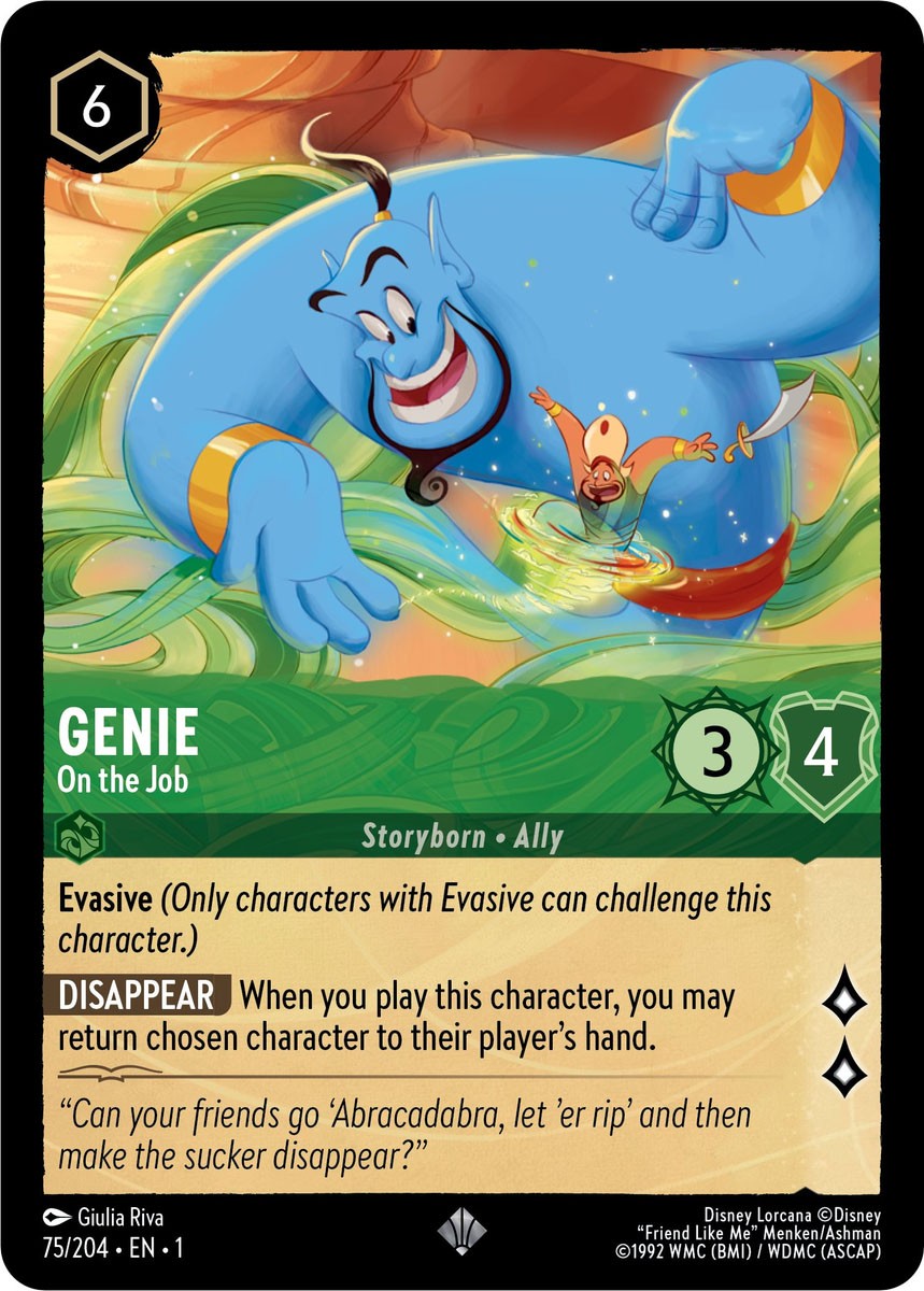 2023 Disney Lorcana The First Chapter 2023 Disney Lorcana The First Chapter #75 trading card