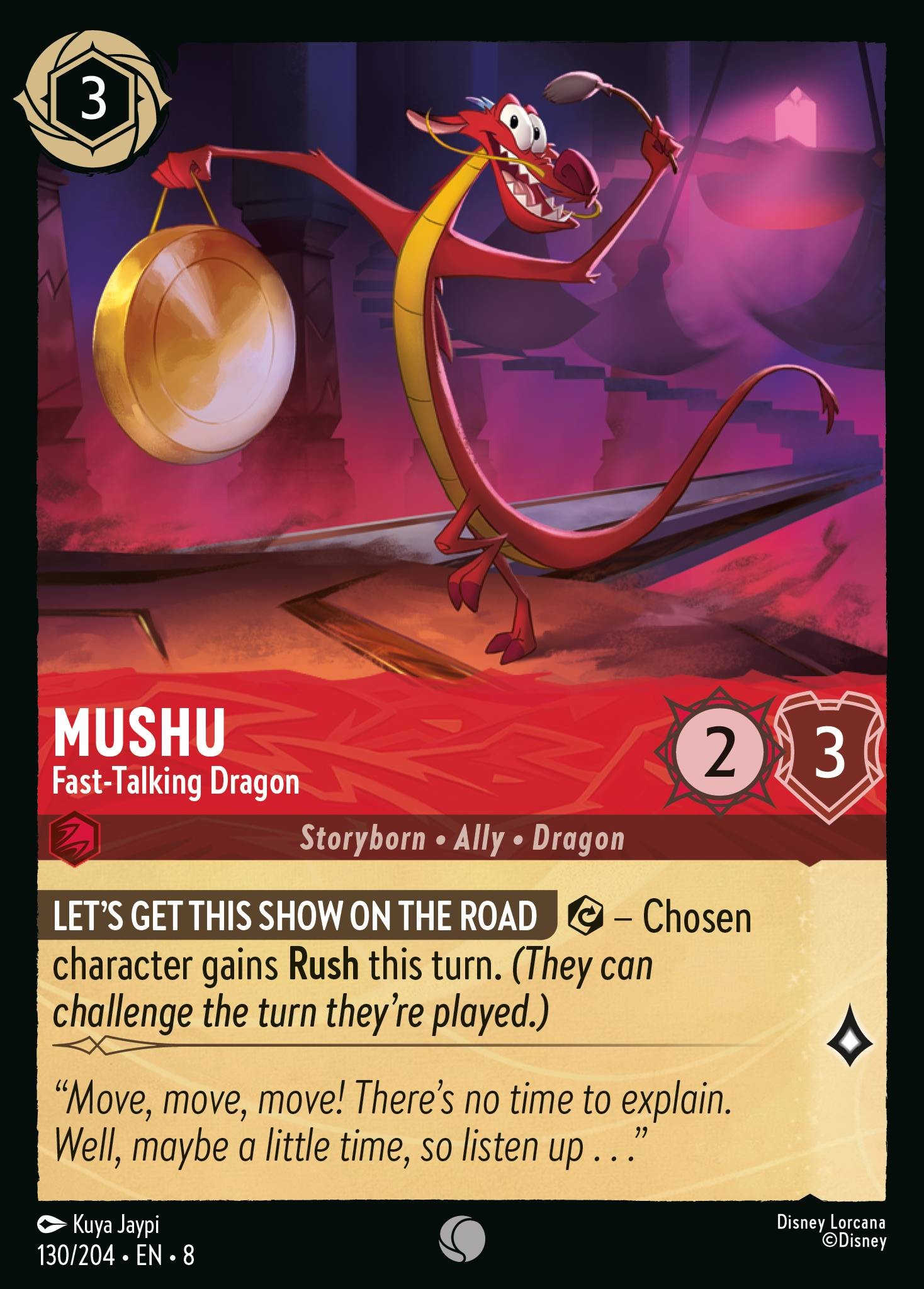 Mushu - Fast-Talking Dragon - Image 1