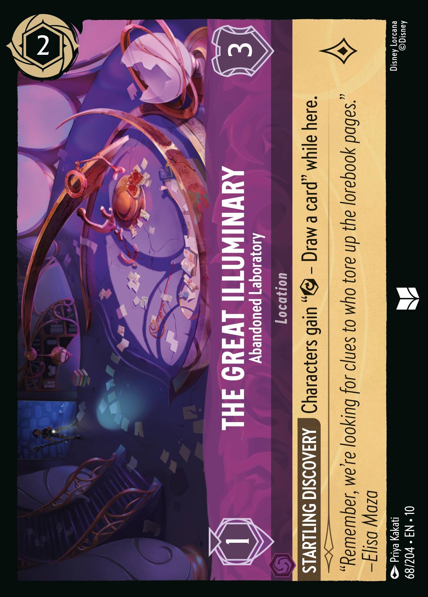 2025 Disney Lorcana Whispers in the Well 2025 Disney Lorcana Whispers in the Well #68 trading card