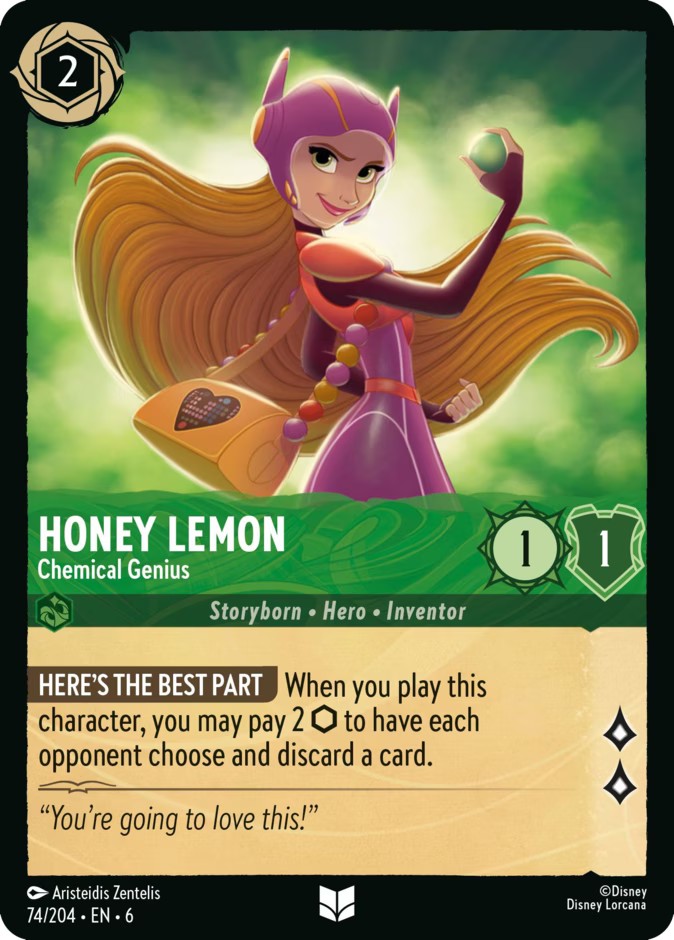 2024 Disney Lorcana Azurite Sea 2024 Disney Lorcana Azurite Sea #74 trading card