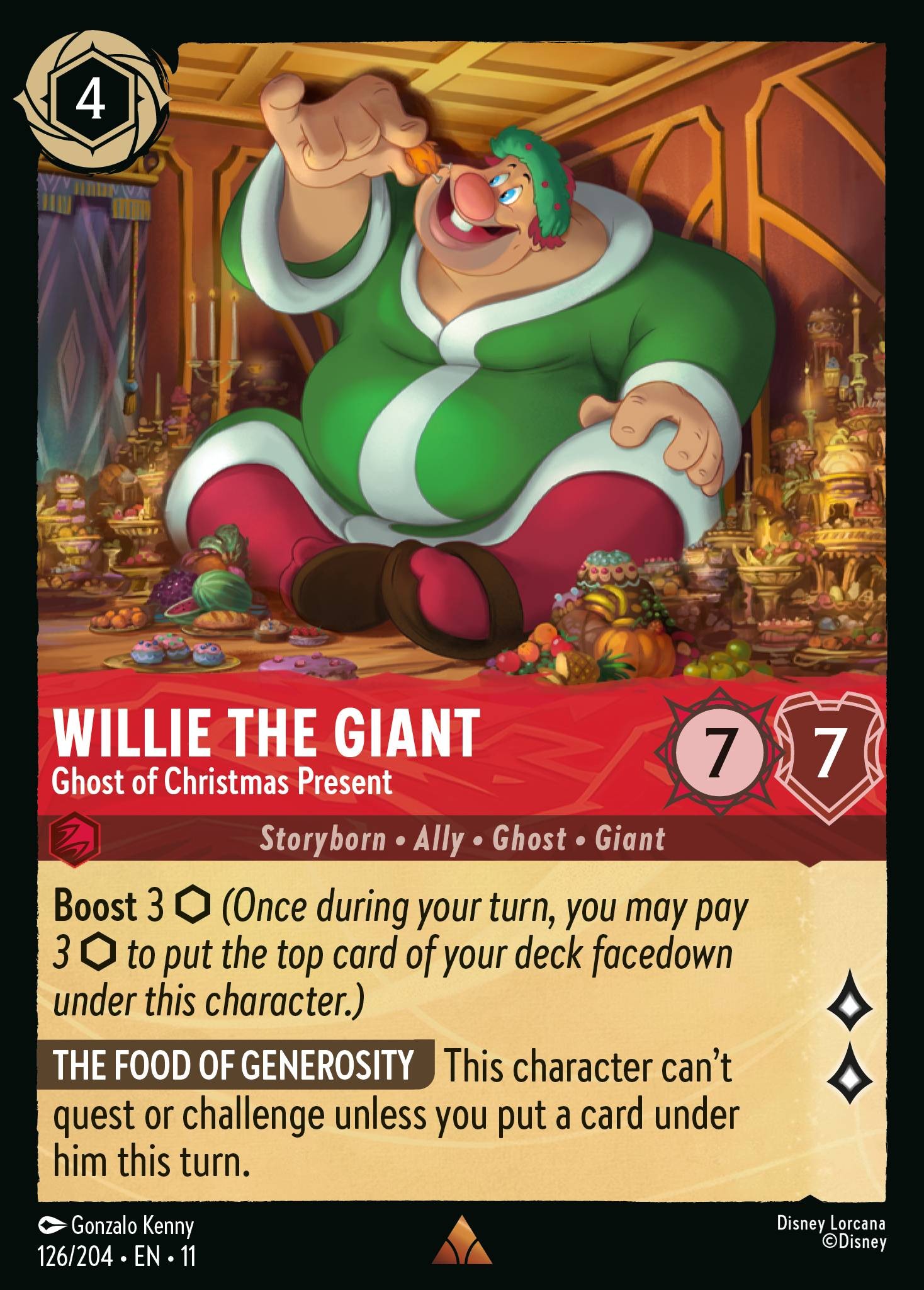 Willie the Giant - Ghost of Christmas Present - Image 1