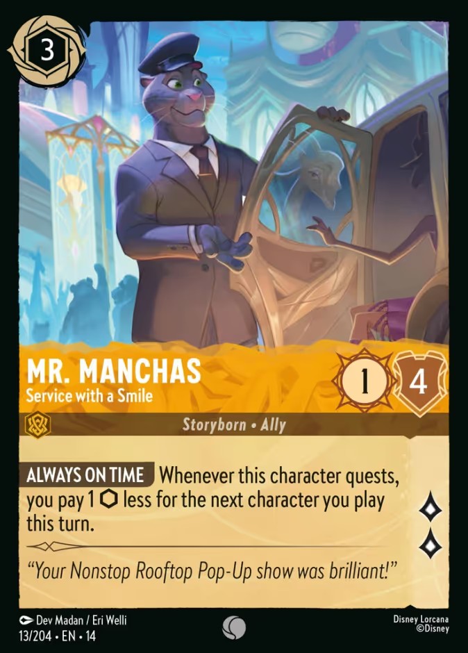 Mr. Manchas - Service with a Smile (Common · Normal)