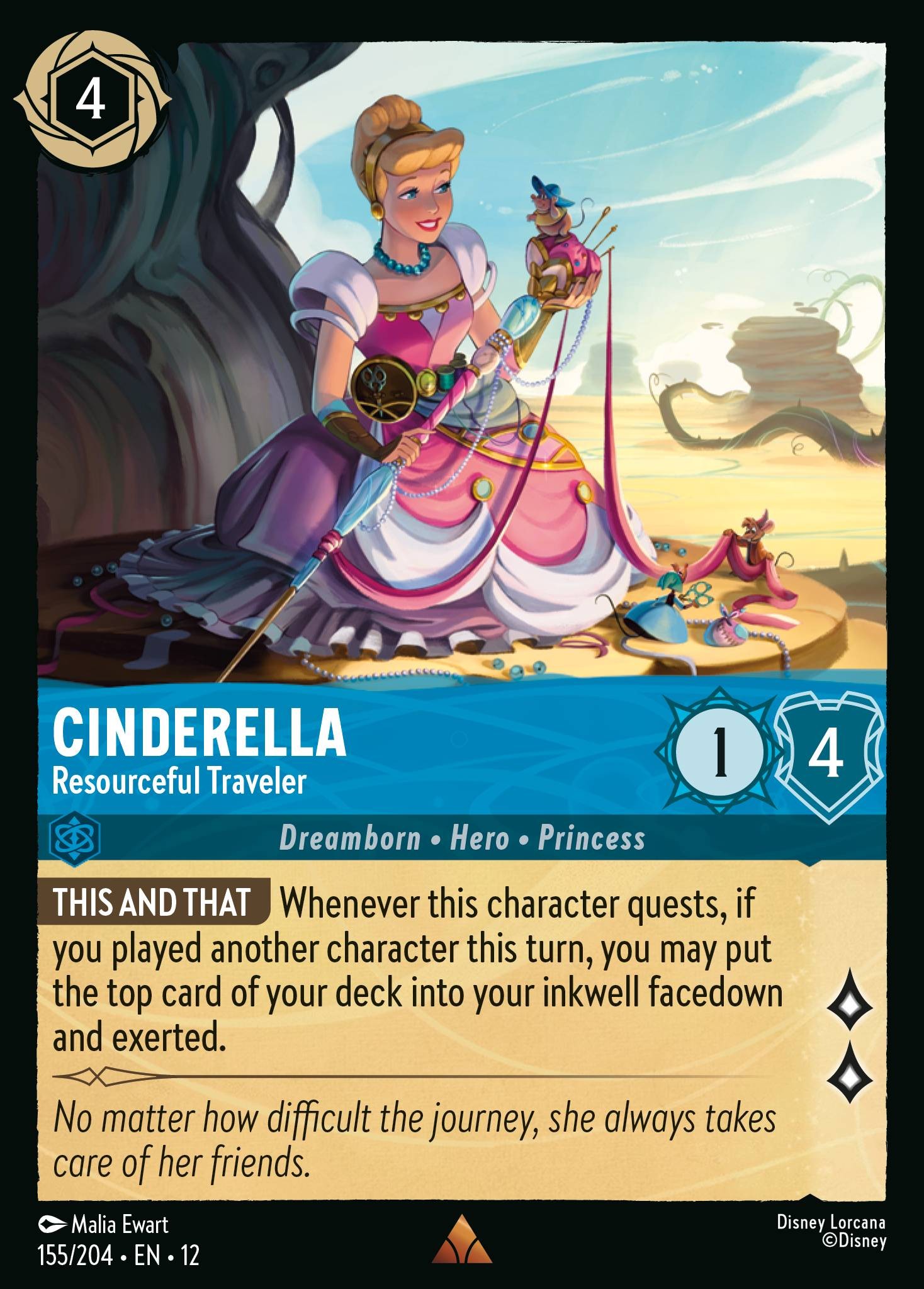 2026 Disney Lorcana Wilds Unknown 2026 Disney Lorcana Wilds Unknown #155 trading card