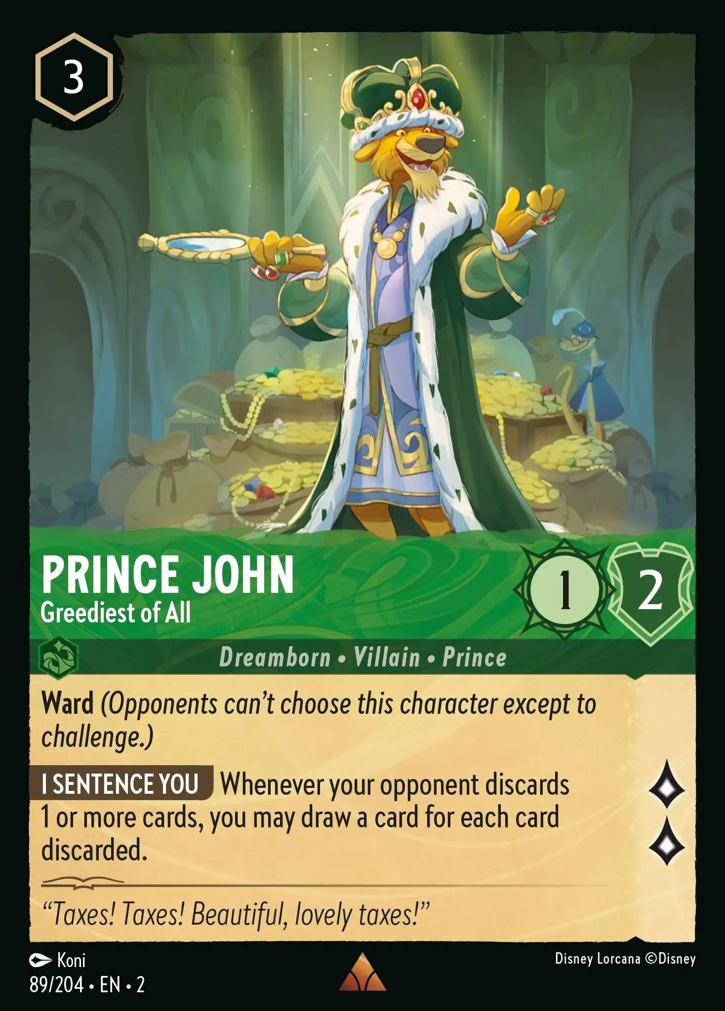 Prince John - Greediest of All - Image 1