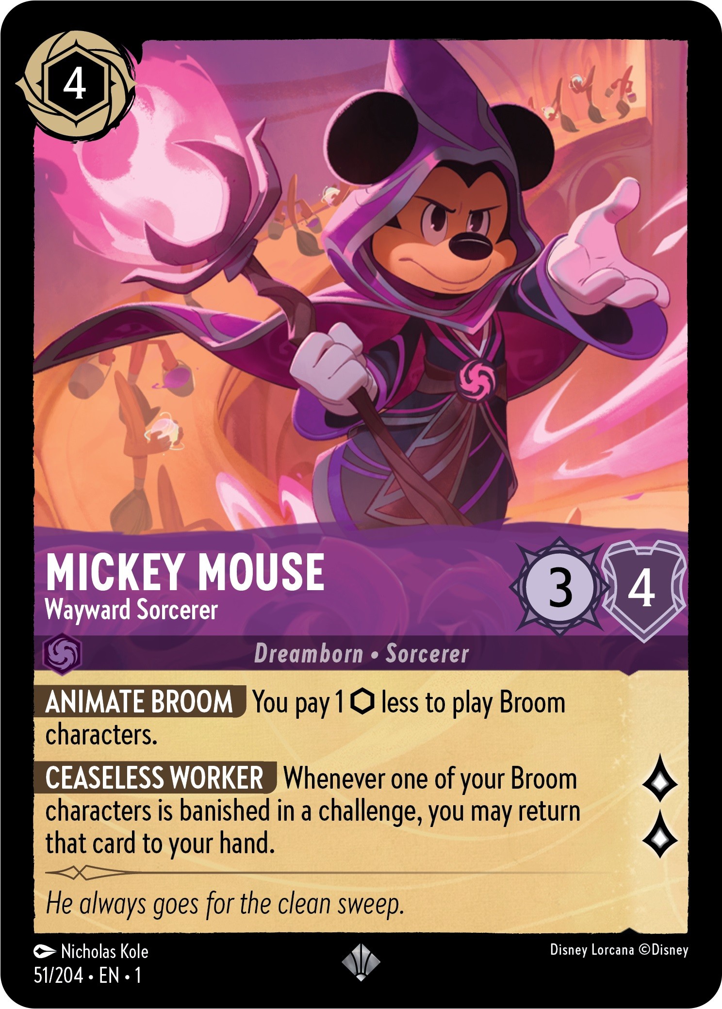 Mickey Mouse - Wayward Sorcerer - Image 1