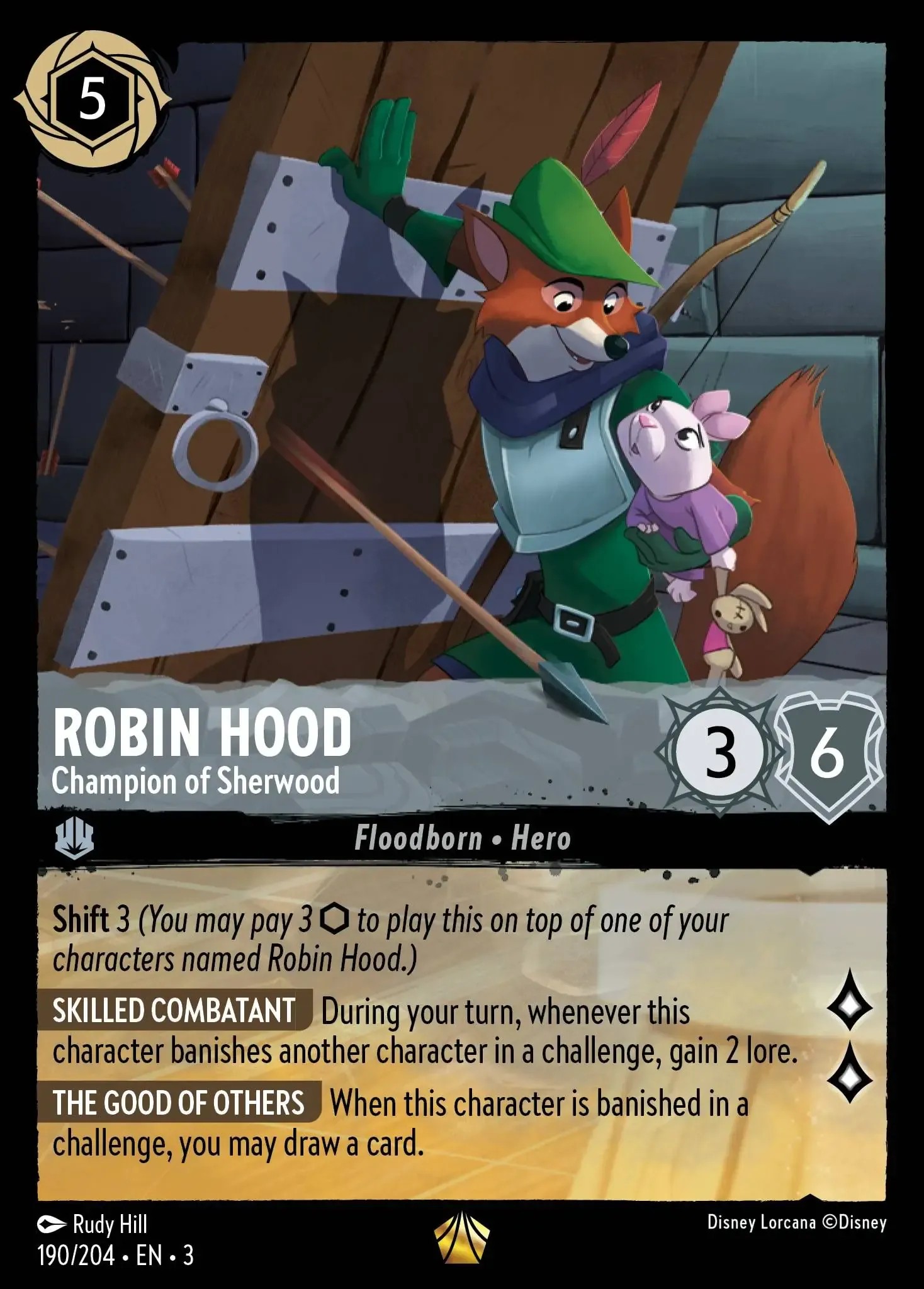 2024 Disney Lorcana Into the Inklands 2024 Disney Lorcana Into the Inklands #190 trading card