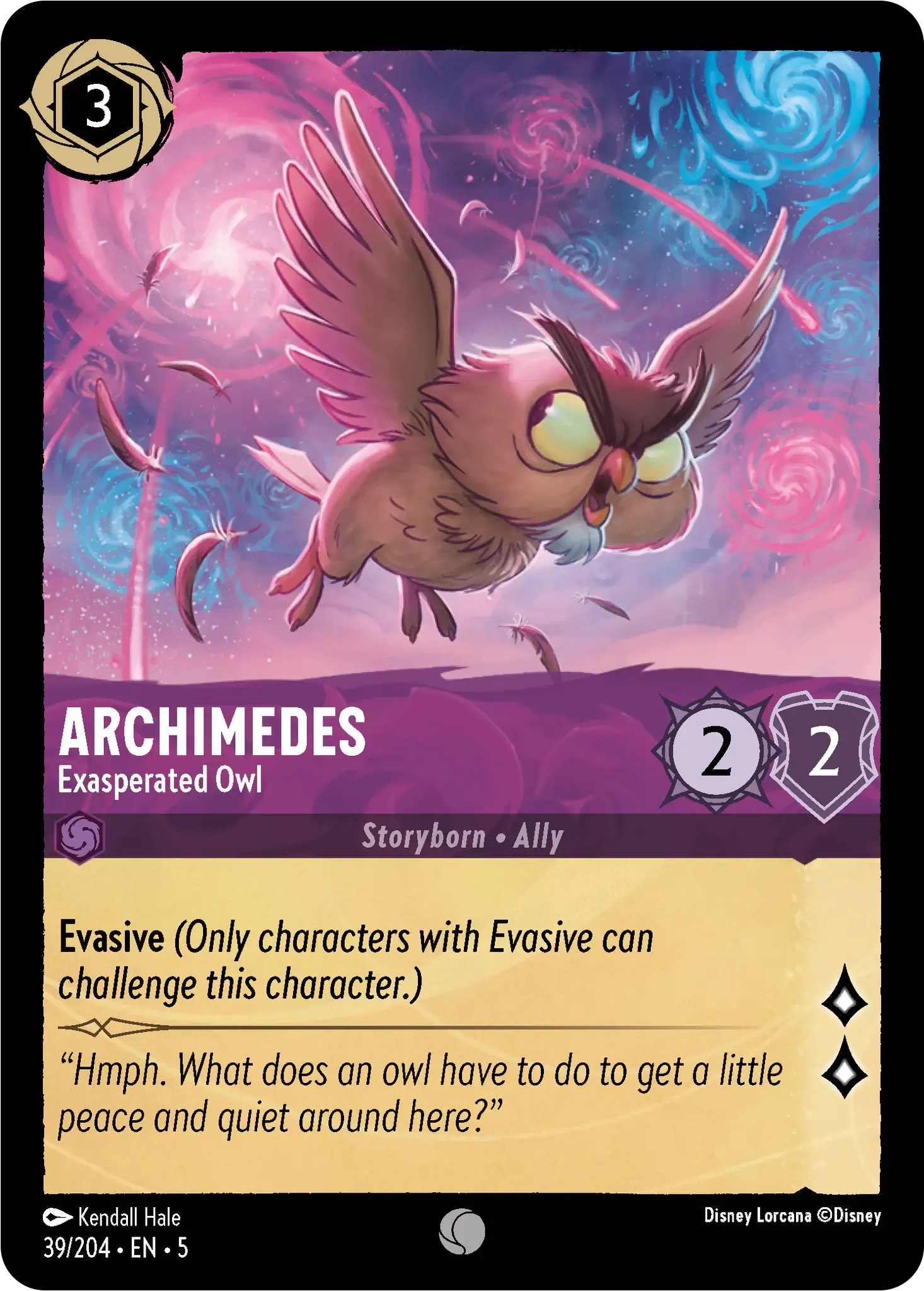 Archimedes - Exasperated Owl - Image 1