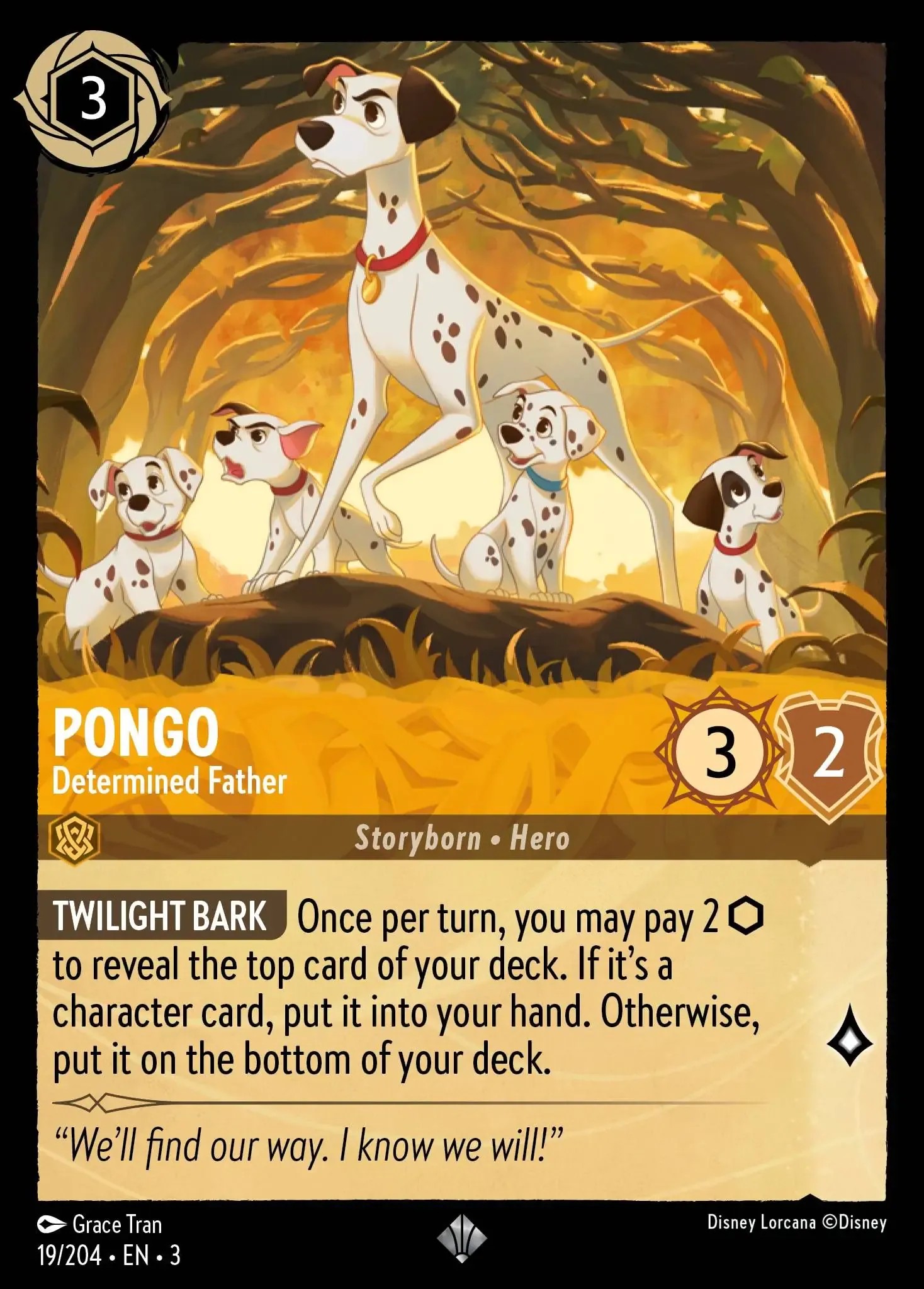 2024 Disney Lorcana Into the Inklands 2024 Disney Lorcana Into the Inklands #19 trading card