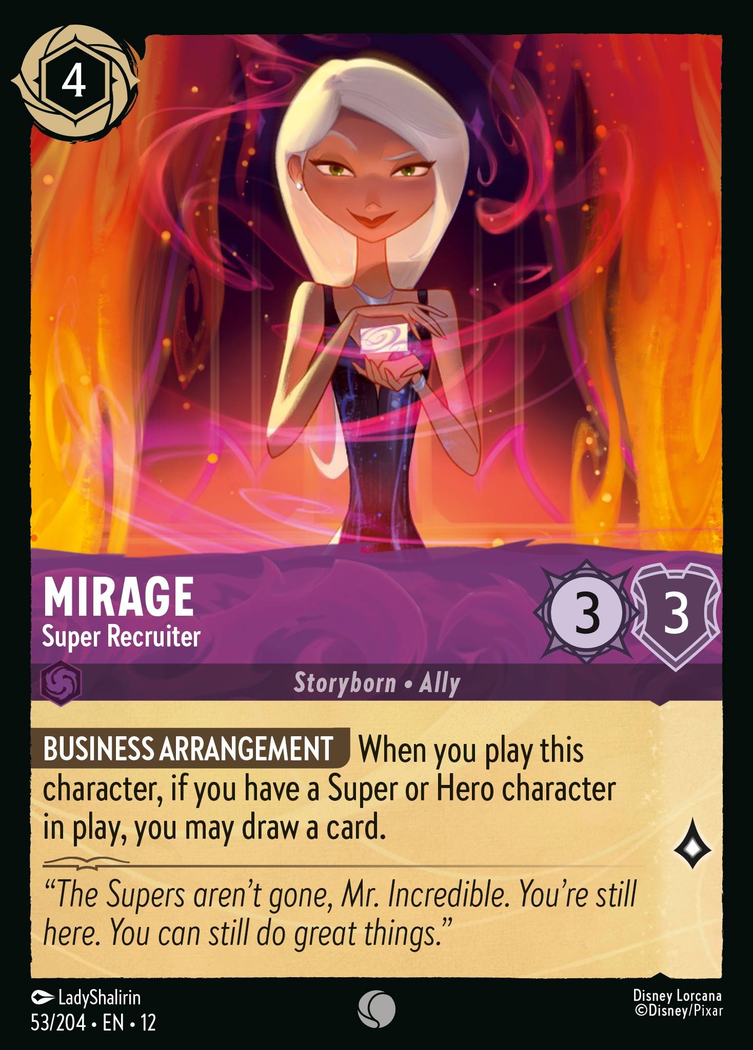 2026 Disney Lorcana Wilds Unknown 2026 Disney Lorcana Wilds Unknown #53 trading card